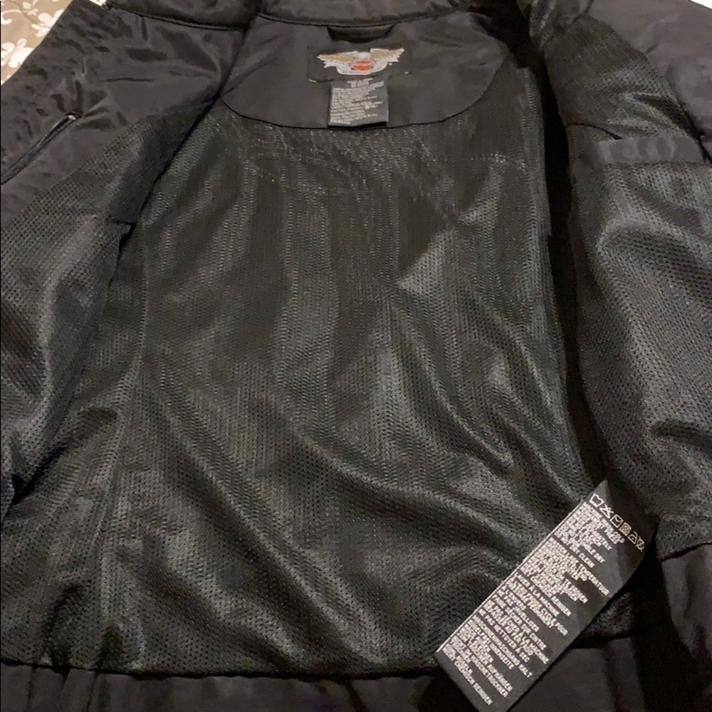 Black Harley Davidson Riding Jacket - Picture 3 of 3